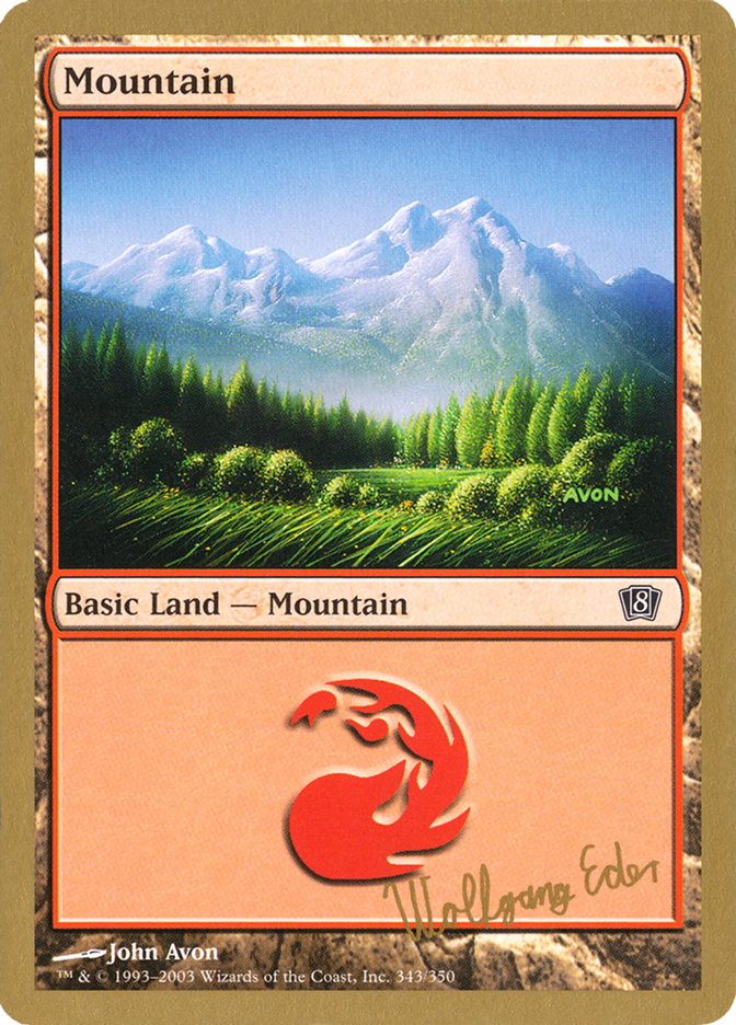 Montagne (we343) (Wolfgang Eder) [Decks des Championnats du Monde 2003]