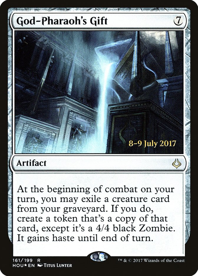 Regalo del Dios Faraón [Cartas promocionales de preestreno de Hora de la Devastación]