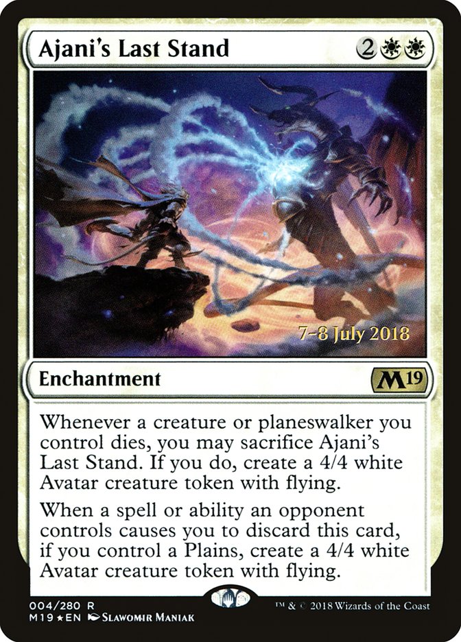 La última resistencia de Ajani [Sobres de Prerelease de Core Set 2019]