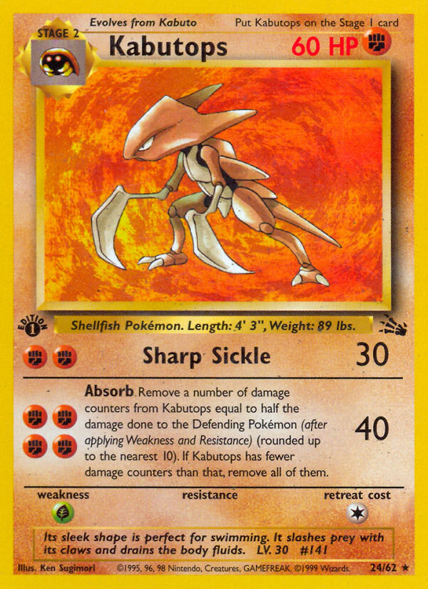 Kabutops (24/62) [Fossile Édition 1]