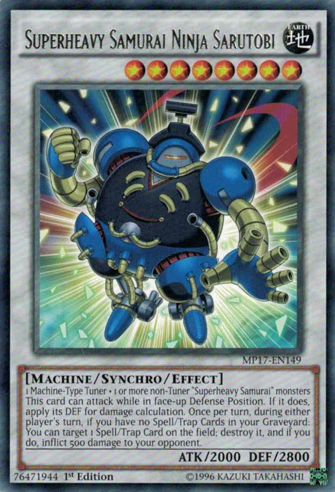 Samouraï Super Lourd Ninja Sarutobi [MP17-FR149] Rare