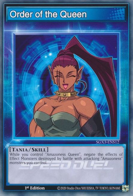 Orden de la Reina [SGX3-ENS12] Común