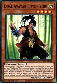 Puños de Avatar Dual - Yuhi [PHRA-EN014] Súper Rara