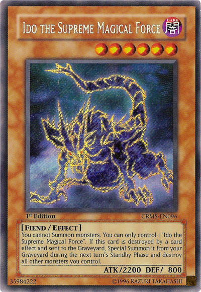 Ido, la force magique suprême [CRMS-EN096] Secret Rare