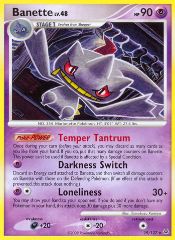 Banette (19/127) [Platino: Set Básico]