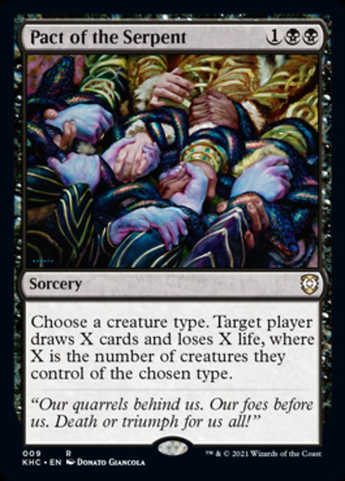 Pacte du Serpent [Kaldheim Commander]