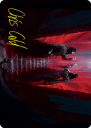 Carte artistique La Vengeance des vampires (Signature estampée or) [Série artistique Innistrad : Chasse de minuit]