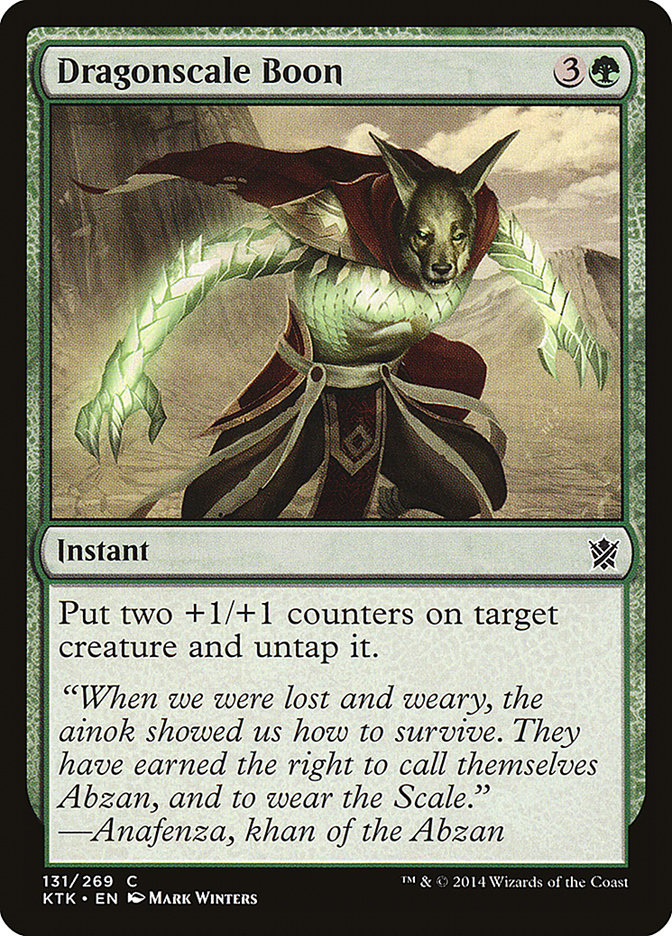 Bénédiction d'écaille de dragon [Khans de Tarkir]