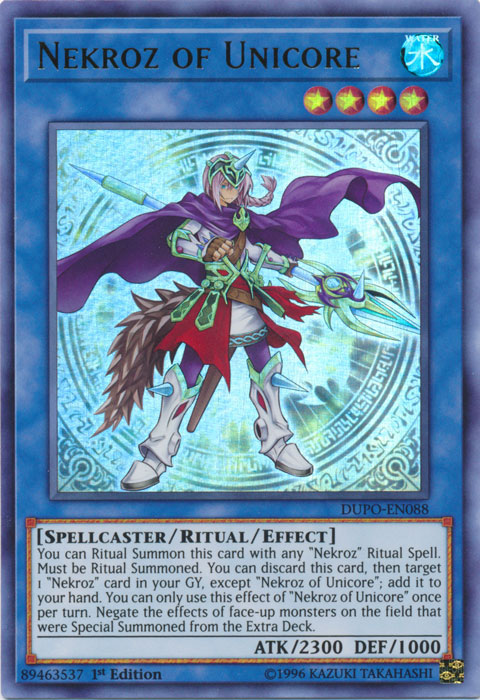 Nekroz de Unicore [DUPO-FR088] Ultra Rare