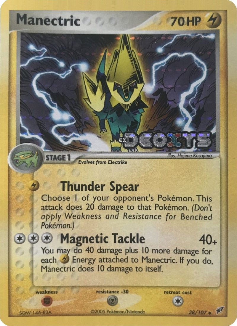 Manectric (38/107) (Timbrada) [EX: Deoxys]