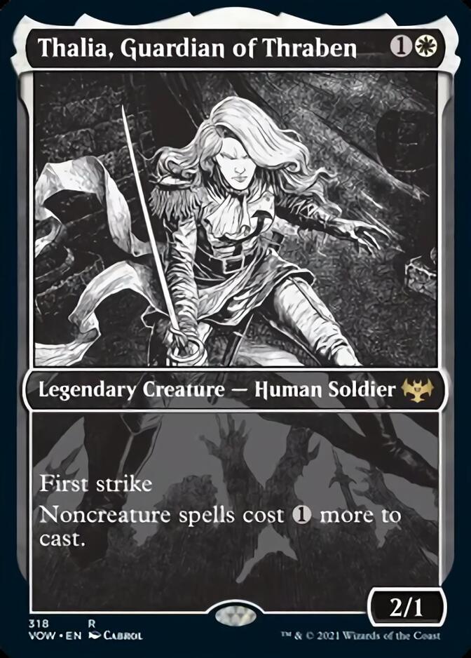 Thalia, gardienne de Thraben (Vitrine Nuit éternelle) [Innistrad : Noce Écarlate]