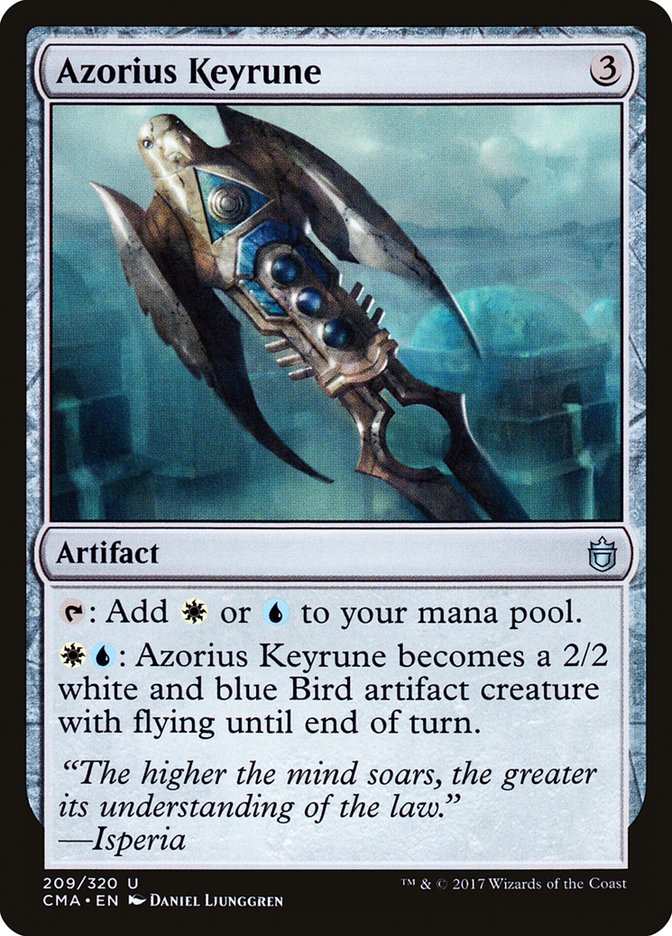 Runeclé Azorius [Anthologie Commander]