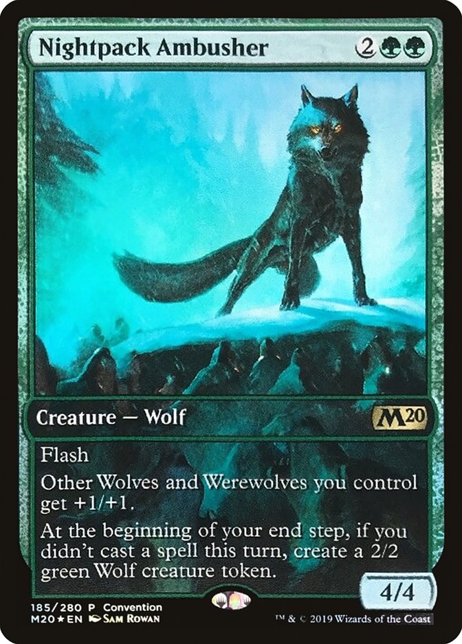Embrouilleur nocturne (Convention) (Full Art) [Core Set 2020 Promos]