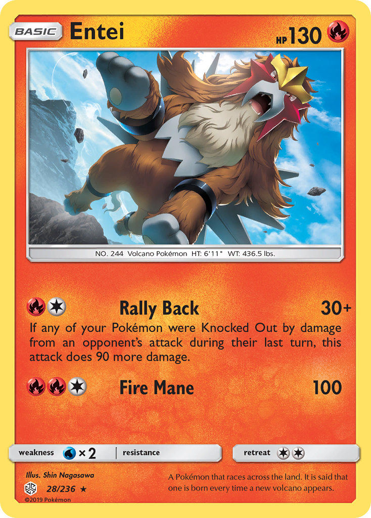 Entei (28/236) [Soleil et Lune : Éclipse Cosmique]