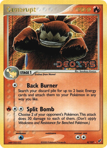 Camérupt (4/107) (Estampillée) [EX: Deoxys]