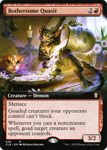 Quasit embêtant (Extended Art) [Commander Legends : Battle for Baldur's Gate]