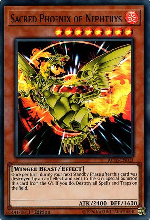 Phénix Sacré de Nephtys [AC18-FR013] Super Rare