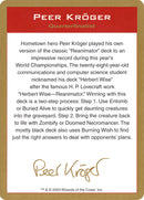 Biografía de Peer Kroger [Mazo del Campeonato Mundial 2003]