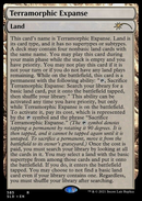 Terramorphic Expanse (Texte complet) [Cartes promos Secret Lair]