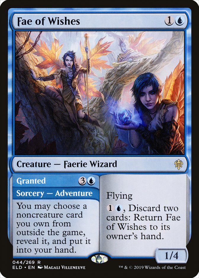 Hada de los deseos // Concedido [Trono de Eldraine]