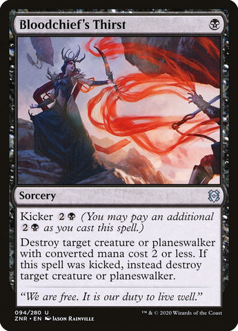 Sed de sangre de la jefa [Zendikar Rising]