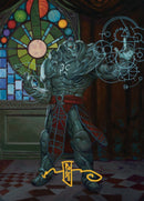 Karn, héritage vivant Carte artistique 2 (signature estampée or) [Série artistique Dominaria Uni]