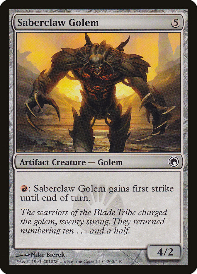 Golemsabre [Les Cicatrices de Mirrodin]