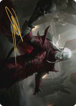 Baeloth Barrityl, carta de arte del animador (firma estampada en oro) [Art Series de Commander Legends: Battle for Baldur's Gate]