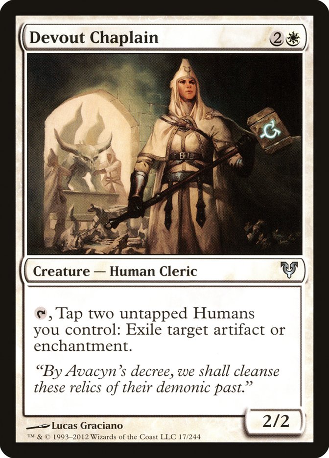 Aumônier dévoué [Avacyn Restored]