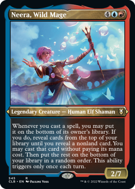 Neera, mage sauvage (gravée à l'acide) [Commander Legends : Battle for Baldur's Gate]