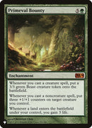 Primeval Bounty [La Liste]