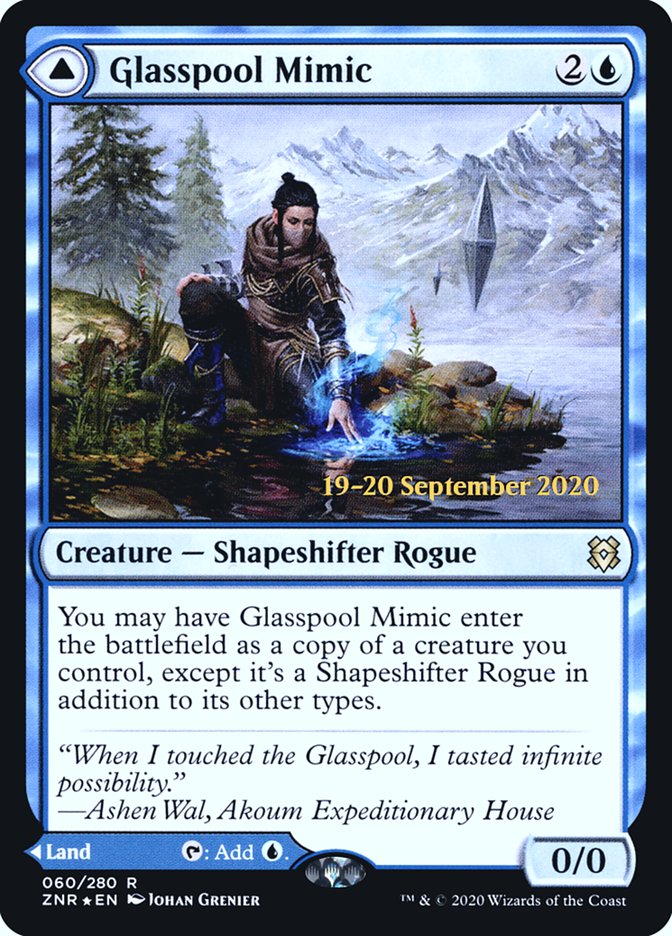 Copie-verre // Rivage de Verre [Zendikar Rising Prerelease Promos]