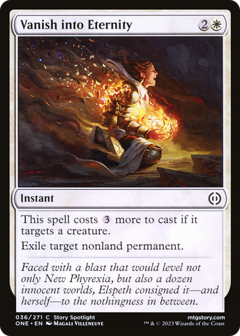 Desvanecerse en la eternidad [Phyrexia: Todos Serán Uno]