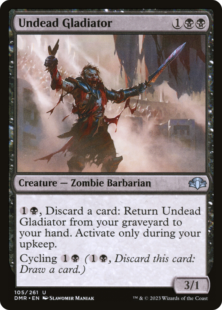 Gladiateur mort-vivant [Dominaria Remastered]