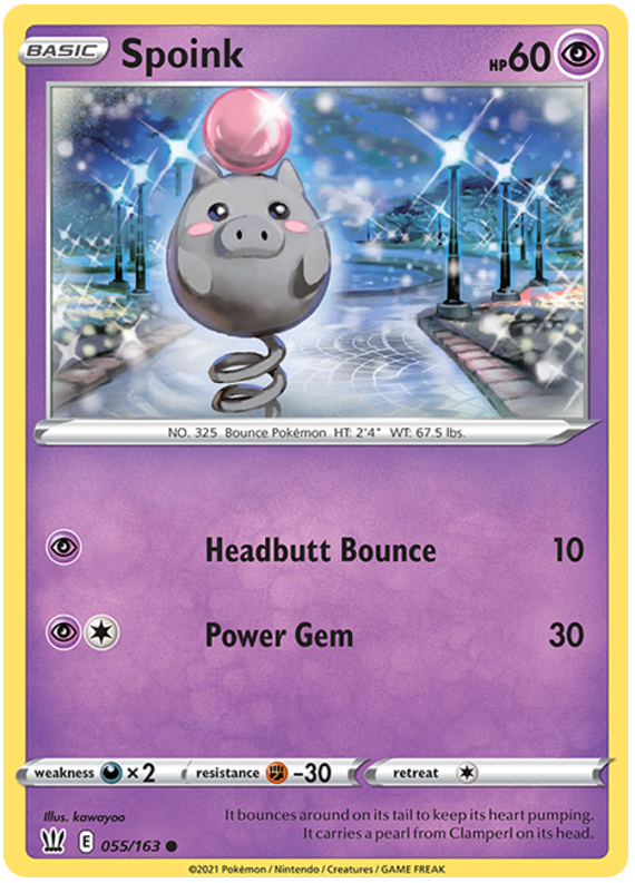 Spoink (055/163) [Espada y Escudo: Estilos de Combate]