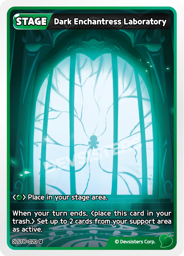 Image for Dark Enchantress Laboratory (ST8-020) (ST8) - CookieRun: Braverse TCG