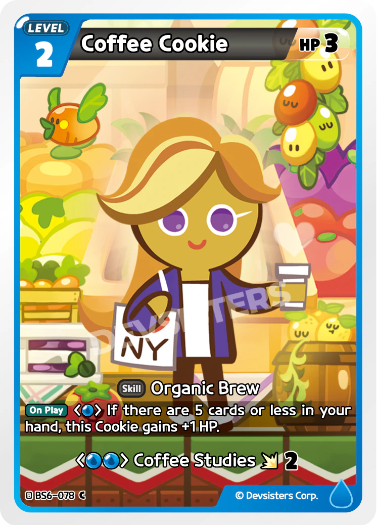 Image for Coffee Cookie (BS6-078) (BS6) - CookieRun: Braverse TCG
