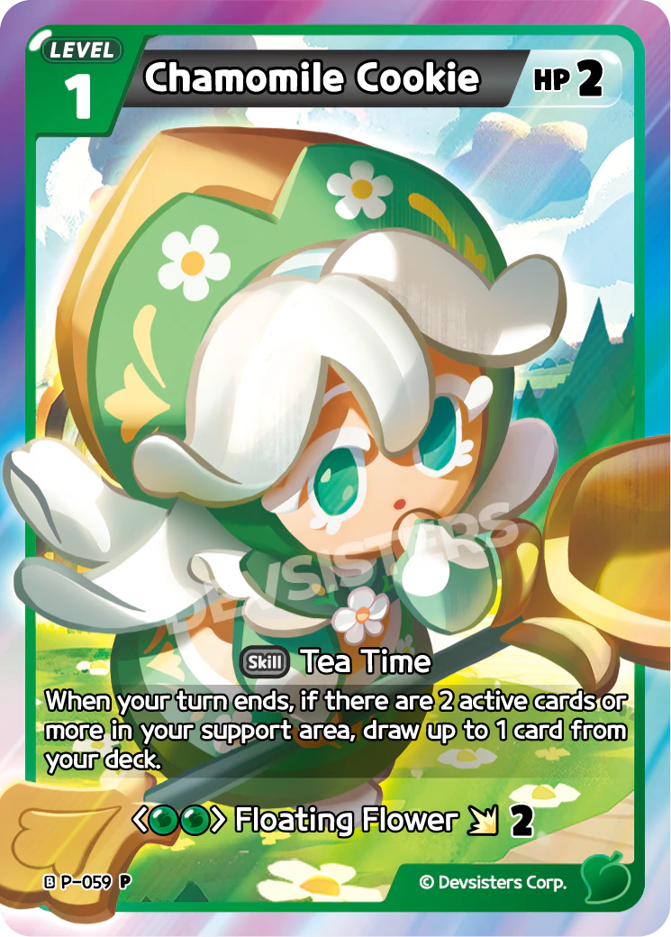 Image for Chamomile Cookie (P-059) (P) - CookieRun: Braverse TCG