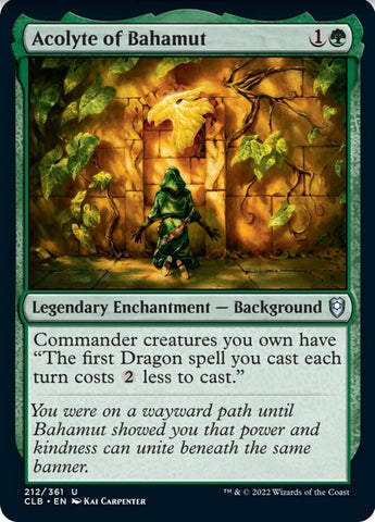 Acólito de Bahamut [Commander Legends: Battle for Baldur's Gate]