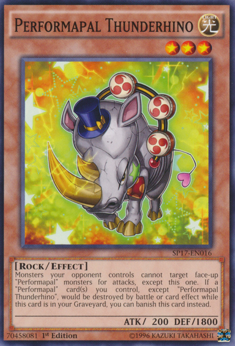 Potartiste Rhinocéros Foudroyant [SP17-FR016] Commune