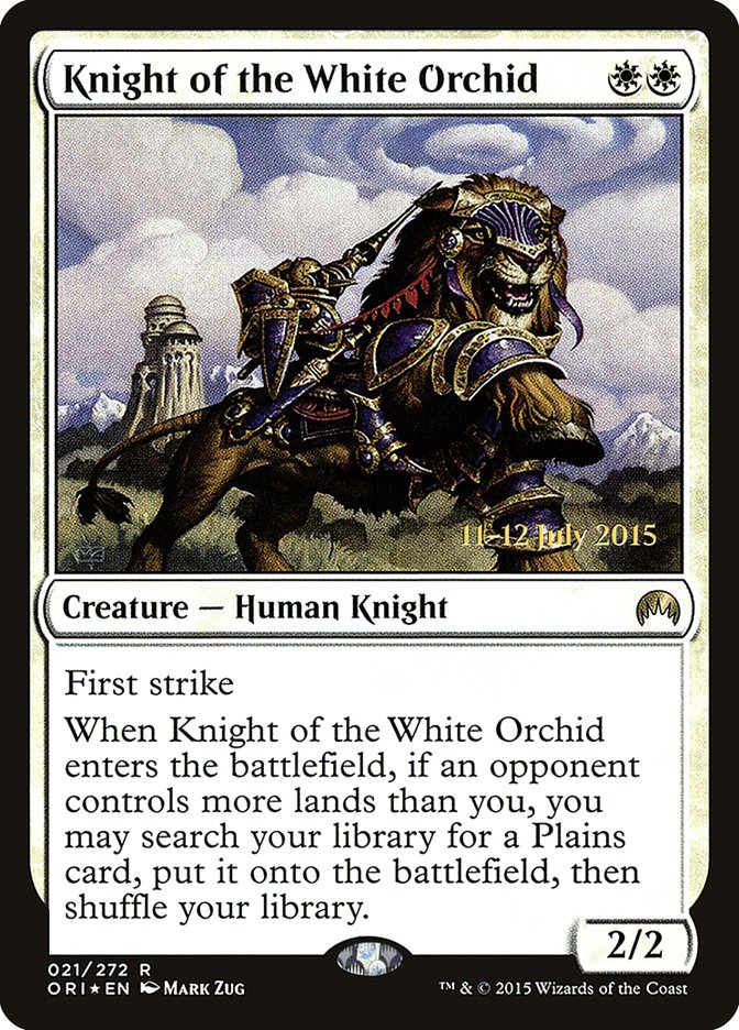Chevalier de l'Orchidée blanche [Magic Origins Prerelease Promos]