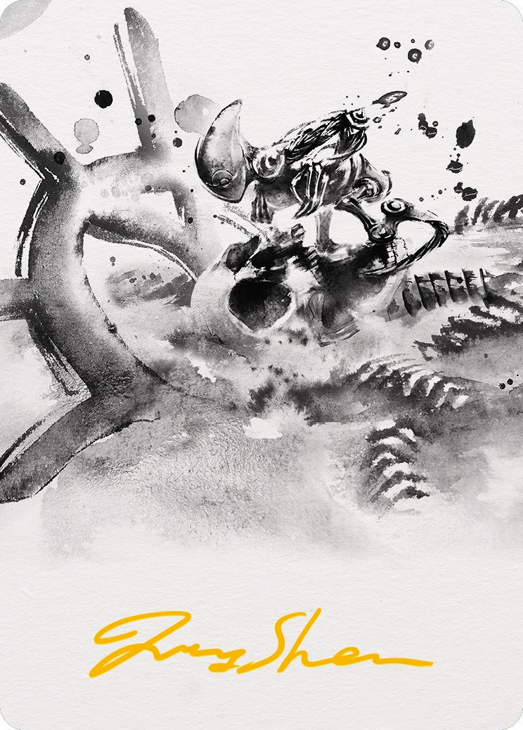 Carte d'art Convertisseur de myr (signature estampillée or) [Phyrexia : Tous seront un - Série d'art]