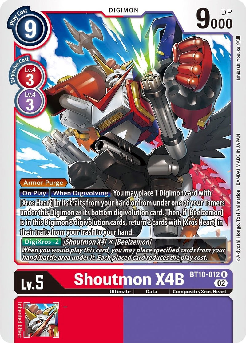 Shoutmon X4B [BT10-012] [Encuentro Xros]