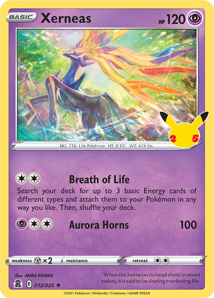 Xerneas (012/025) [Celebraciones: 25.º Aniversario]