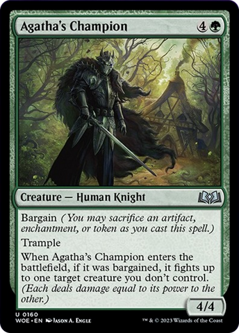 Campeón de Agatha [Wilds of Eldraine]