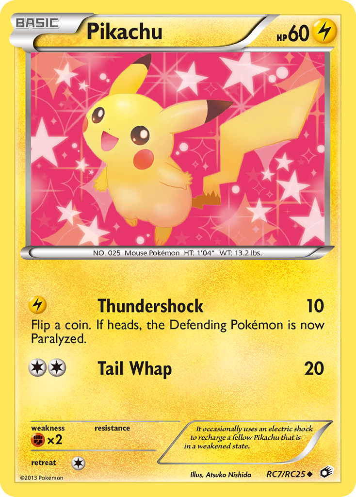 Pikachu (RC7/RC25) [Negro y Blanco: Tesoros Legendarios]