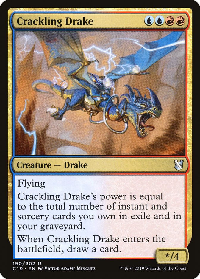 Drake Crépitant [Commander 2019]