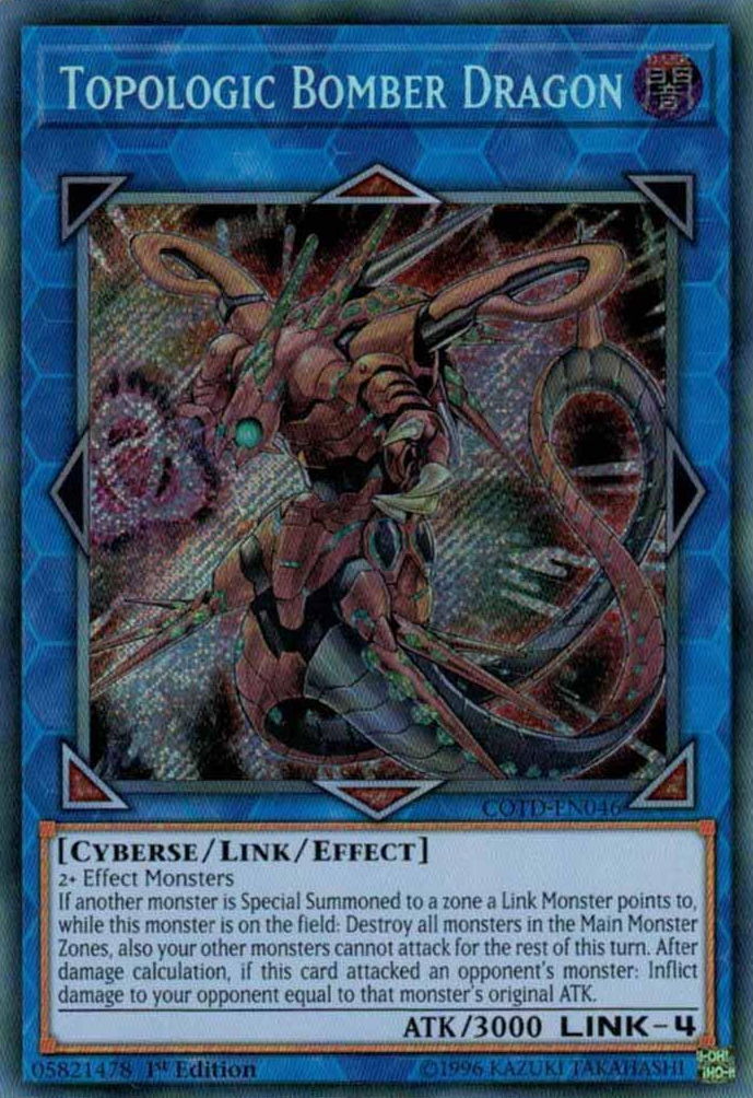 Dragón Bombardero Topológico [COTD-EN046] Secreta Rara