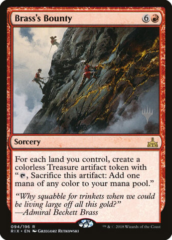 Recompensa de Latón (Paquete Promocional) [Promos de Rivales de Ixalan]