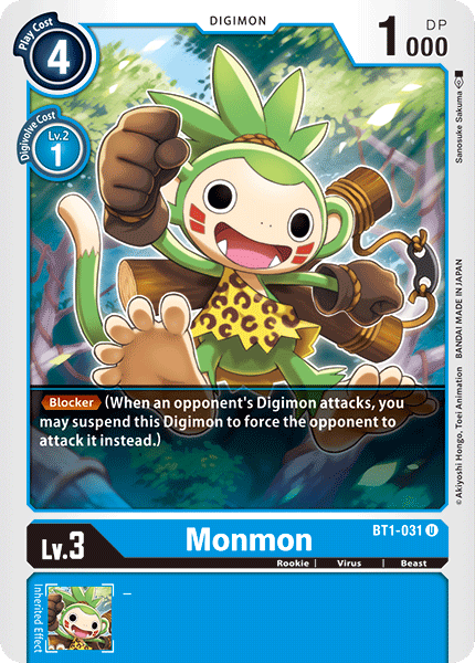 Monmon [BT1-031] [Lanzamiento Special Booster Ver.1.0]